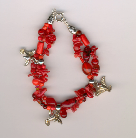 Pagan Village: Crystal Phoenix Bracelet